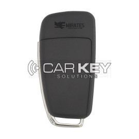 Audi A1 Q3 2012–2016 Klapp-Fernbedienungsschlüssel, 3 Tasten, 433 MHz, 48 Transponder