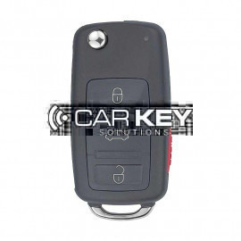 Audi A8 2004–2010 Funkschlüssel ohne Nähe, 3 Tasten, 433 MHz, PCF7946A, FCC-ID: KR55WK45031