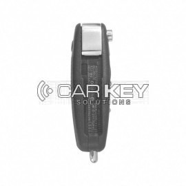Audi Q7 A6 Original Flip Keyless Go Funkschlüssel 3 Tasten 433 MHz Megamos 8E Transponder 4F0837220AF