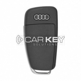 Audi Q7 A6 Original Flip Keyless Go Funkschlüssel 3 Tasten 433 MHz Megamos 8E Transponder 4F0837220AF