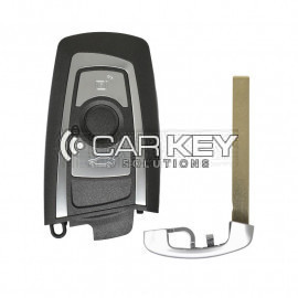 BMW FEM Smart-Fernschlüsselanhänger 3 Tasten 433,92 MHz PCF7953P Silver Line 9312542-02