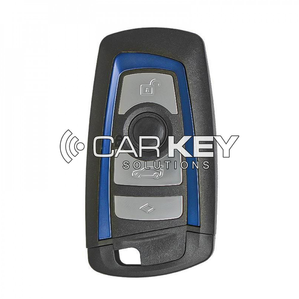 BMW FEM Smart-Remote-Schlüssel, 4 Tasten, 434,63 MHz, blaue Farbe, FCC-ID: YGOHUF5662