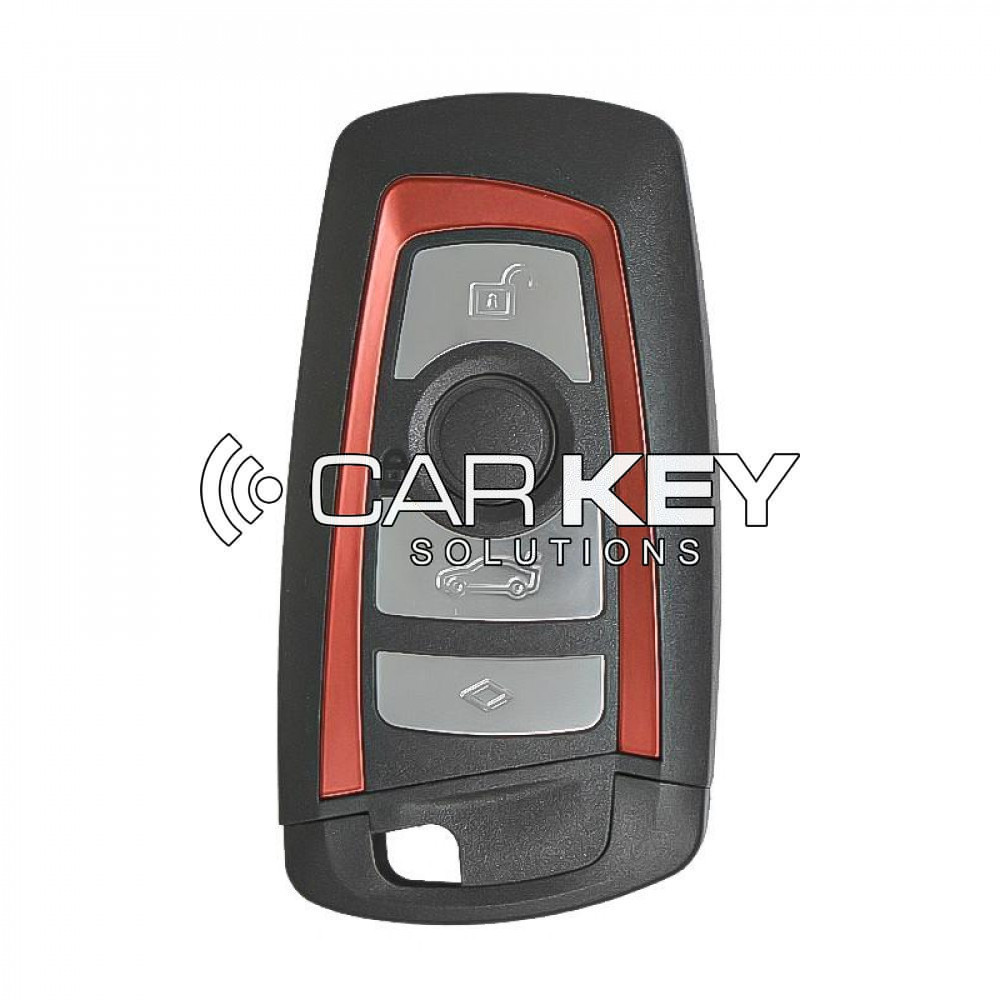 BMW FEM Smart-Remote-Schlüssel, 4 Tasten, 434,63 MHz, FSK, rote Farbe, FCC-ID: YGOHUF5662