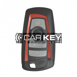 BMW FEM Smart-Remote-Schlüssel, 4 Tasten, 434,63 MHz, FSK, rote Farbe, FCC-ID: YGOHUF5662