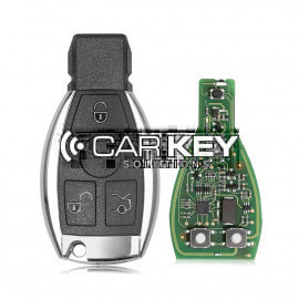 CGDI Mercedes Benz Chrom-Fernbedienung, 3 Tasten, Schlüsselanhänger / IYZ-3312 / 315 MHz oder 433 MHz