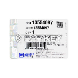 Chevrolet Blazer 2025 Original Smart-Fernbedienungsschlüssel 5+1 Tasten 433MHz 13554097 / 13560194