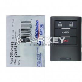 Chevrolet Corvette 2008–2013 Original Smart Key Fernbedienung 315 MHz 25926479