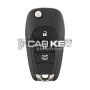 Chevrolet Cruze 2018 Flip Key with Remote Control, 3 Buttons, 433 MHz, Original Circuit Board with Retrofit Housing