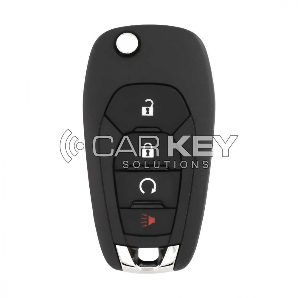 Chevrolet Cruze 2018 Klappschlüssel mit Fernbedienung, 4 Tasten, 433 MHz, Originalplatine mit Nachrüstgehäuse