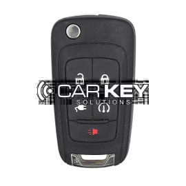 Chevrolet Volt 2011-2015 Original Klappschlüssel mit Fernbedienung, 4+1 Tasten, 433 MHz, 22923868