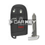 Chrysler Dodge Smart-Fernschlüssel 4+1 Taste 433MHz PCF7953A FCC-ID: M3N-40821302