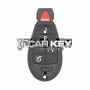 Chrysler Jeep Dodge Fobik-Fernbedienung 4 + 1 Tasten mit SUV-Kofferraum und Start 433 MHz HITAG 2 – ID46 – PCF7941 FCC-ID: M3N5WY783X – IYZ-C01C