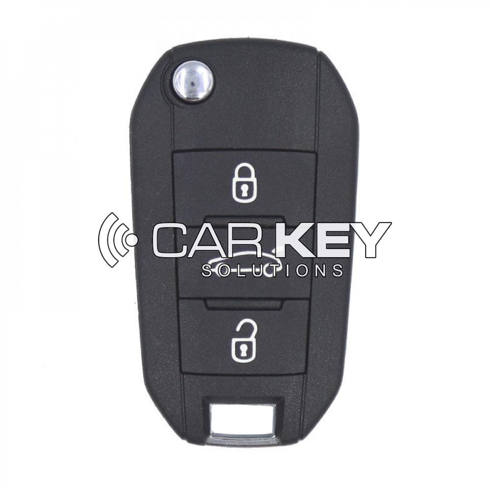 Citroen Klappschlüssel 3 Tasten 433MHz AES Transponder