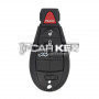 Dodge Challenger 2012-2014 Fobik Proximity-Fernschlüssel 3+1 Tasten 433 MHz