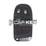 Dodge Charger 2019–2023 Smart-Remote-Schlüssel 3+1 Tasten 433 MHz