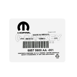 Dodge RAM 2019-2024 Original Smart-Fernschlüssel 3 Tasten 433 MHz 68575600AA, 68584151AA