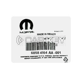 Dodge RAM TRX 2019-2024 Original Smart-Fernschlüssel 5 Tasten 433 MHz 6858 4164AA