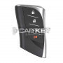 Echter Smart-Remote-Schlüssel für Lexus ES350 2019–2023, 433 MHz, 8990H-33080