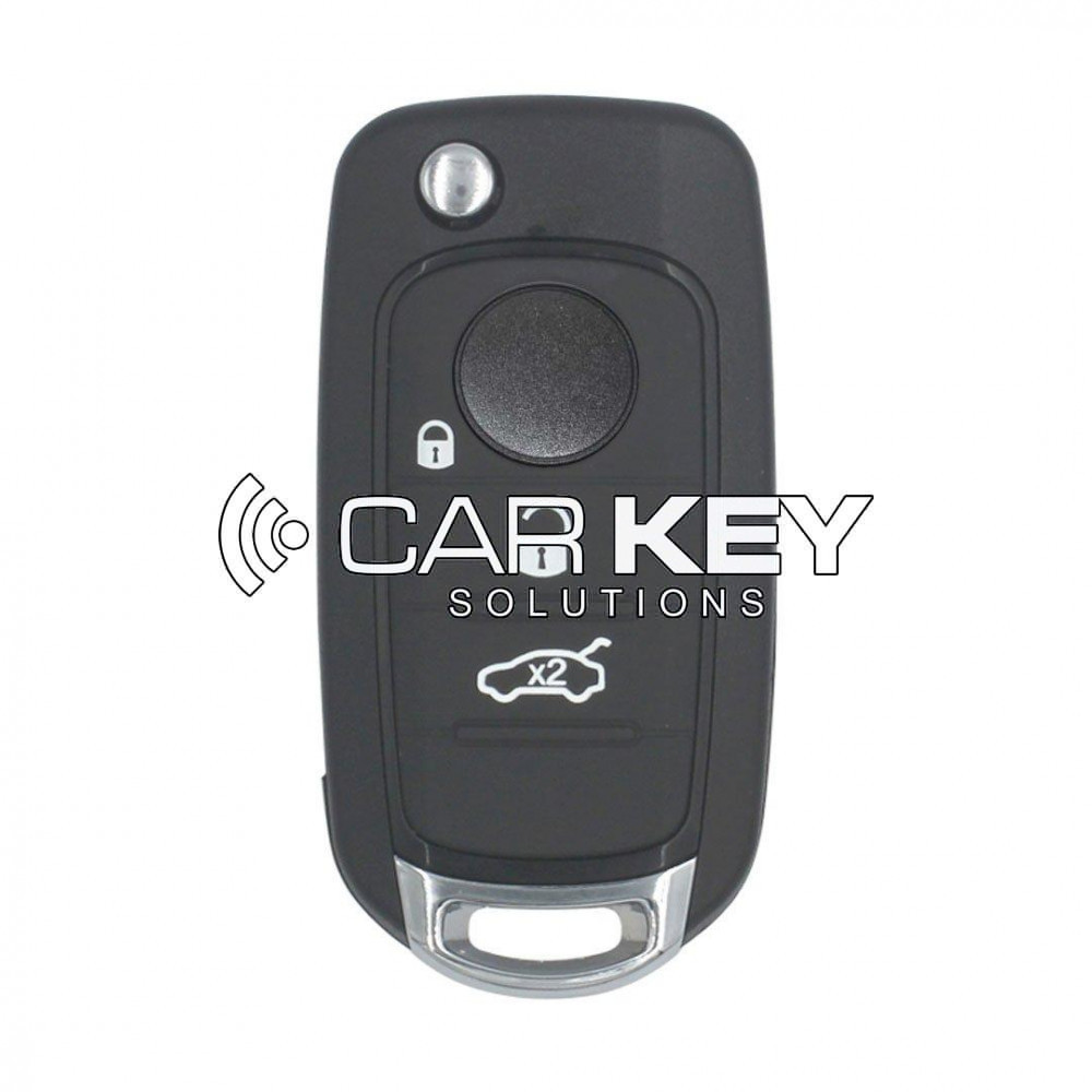 Fiat EGEA Klappschlüssel 3 Tasten 433MHz Megamos AES Transponder