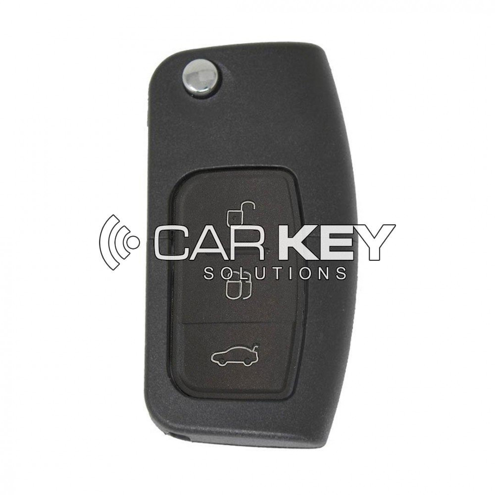 Ford Focus Flip-Fernbedienung, 3 Tasten, 433 MHz, HU101-Klinge
