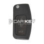 Ford Focus Flip-Fernbedienung, 3 Tasten, 433 MHz, HU101-Klinge