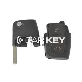Ford Focus Flip-Fernbedienung, 3 Tasten, 433 MHz, HU101-Klinge
