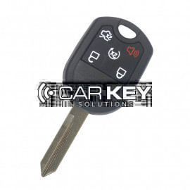 Ford-Fernbedienungsschlüssel, 4+1 Tasten, 315–433 MHz, verstellbar