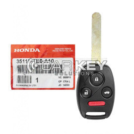 Honda Accord 2 Türen 2008–2012 Original Funkschlüssel 315 MHz 35118-TE0-A10