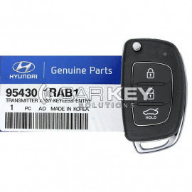 Hyundai Accent 2014–2016, Original-Klappschlüssel, 3 Tasten, 433 MHz, 95430–1RAB1