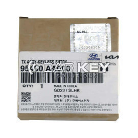 Hyundai Elantra 2021 Original Klappschlüssel 433 MHz 95430-AA000