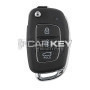 Hyundai i20 2021 Original Klapp-Fernbedienungsschlüssel 3 Tasten 433 MHz 95430-Q0000