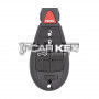 Jeep Dodge Chrysler Fobik Funkschlüssel 3+1 Tasten Limousine Kofferraum Knopftyp FCC ID: M3N5WY783X - IYZ-C01C