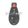 Jeep Dodge Chrysler Fobik Funkschlüssel 3+1 Tasten SUV Kofferraum Knopftyp 433MHz FCC ID: M3N5WY783X - IYZ-C01C