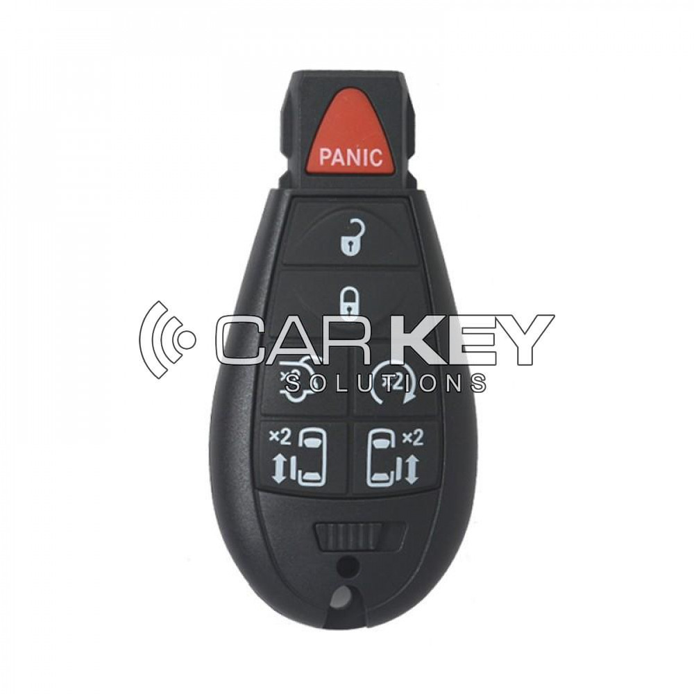 Jeep Dodge Chrysler Fobik Funkschlüssel 6 + 1 Tasten 433MHz HITAG 2 - ID46 -PCF7941 Transponder