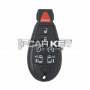 Jeep Dodge Chrysler Fobik Proximity 6 + 1 ButtonRemote Key 433MHz PCF7945 Transponder