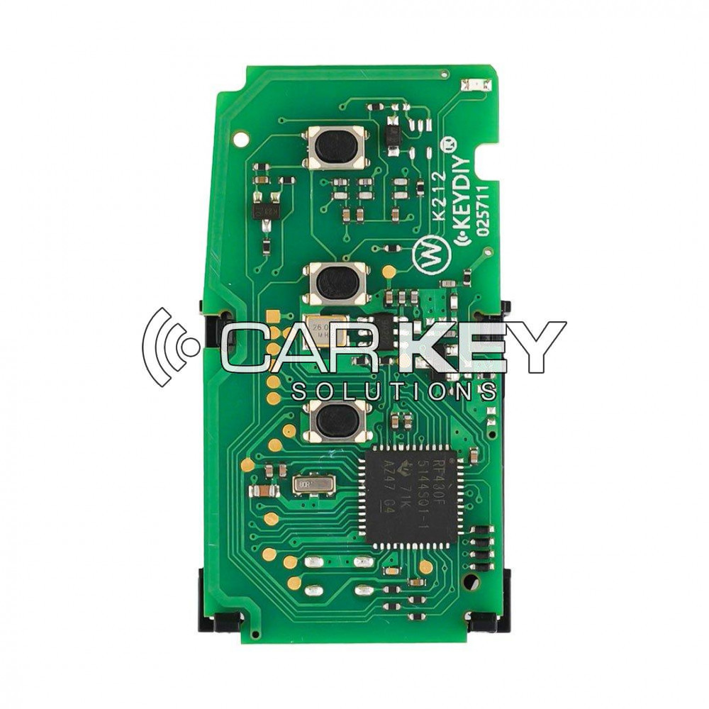 KeyDiy KD TB01-3 Toyota Lexus Universal Smart PCB Funkschlüssel 3 Tasten mit 8A Transponder