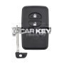 KeyDiy KD Toyota Universal Smart Remote Key 3 Tasten mit schwarzem Schlüsselgehäuse TDB03-3