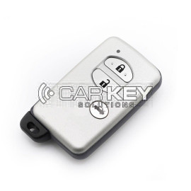 KeyDiy KD Toyota Universal Smart Remote Key 3 Tasten mit silbernem Schlüsselgehäuse TDB03-3