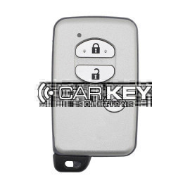 KeyDiy KD Toyota Universal Smart Remote Key 3 Tasten mit silbernem Schlüsselgehäuse TDB03-3