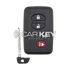KeyDiy KD Toyota Universal Smart Remote Key 3+1 Tasten mit schwarzem Schlüsselgehäuse TDB03-4