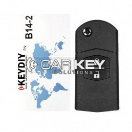 Keydiy KD Universal Flip Funkschlüssel 2 Tasten Mazda Typ B14-2