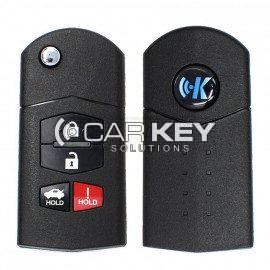 Keydiy KD Universal Flip Funkschlüssel 3+1 Tasten Mazda Typ B14-3+1