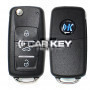 Keydiy KD Universal Flip Remote 3 Tasten Volkswagen Typ B08-3