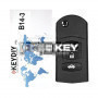 Keydiy KD Universal Flip Remote Key 3 Tasten Mazda Typ B14-3