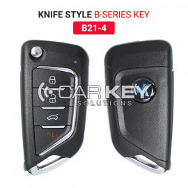 KeyDiy KD Universal Flip Remote Key 3+1 Tasten Messer Typ B21-4