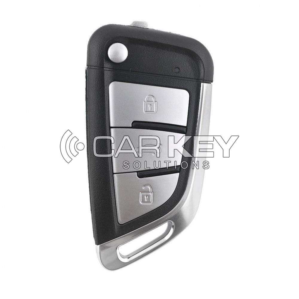 Keydiy KD Universal Klappschlüssel 3 Tasten (Metallknöpfe) Typ NB29