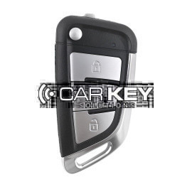 Keydiy KD Universal Klappschlüssel 3 Tasten (Metallknöpfe) Typ NB29