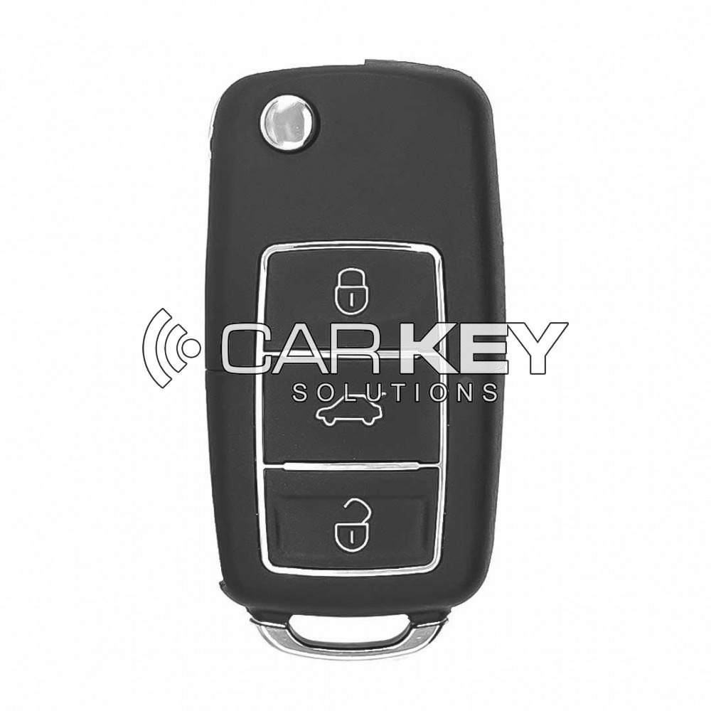 Keydiy KD Universal Klappschlüssel 3 Tasten Chrom Volkswagen Typ B01-3