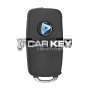 Keydiy KD Universal Klappschlüssel 3 Tasten Chrom Volkswagen Typ B01-3