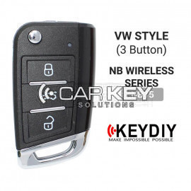 KeyDiy KD Universal Klappschlüssel 3 Tasten VW MQB Typ NB15